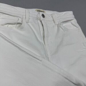 L'AGENCE White Flare Jeans